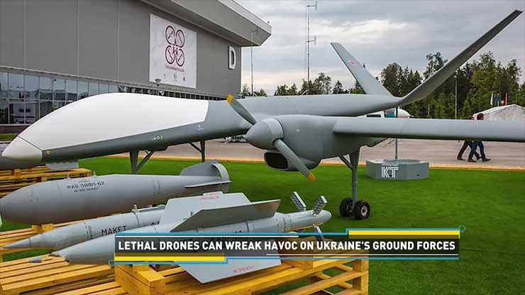 Ukraine Under Attack by New Russian Drone | SIRIUS UAV - By Militrayfacts.com